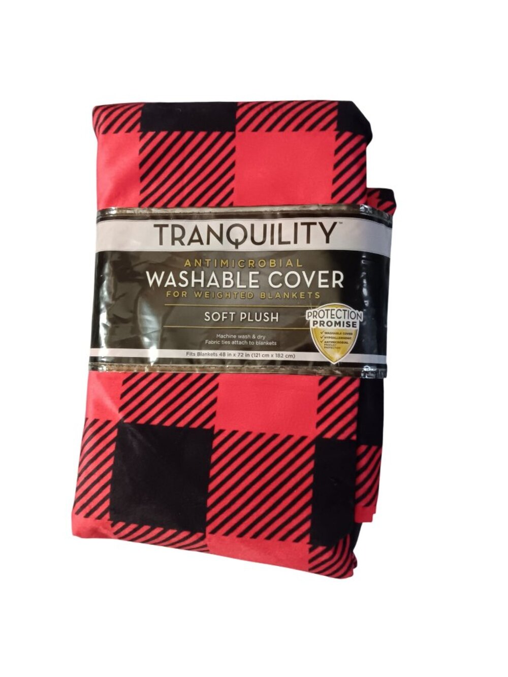 48x72 Tranquility Antimicrobial Washable Cover For Weighted Blankets Soft Plush